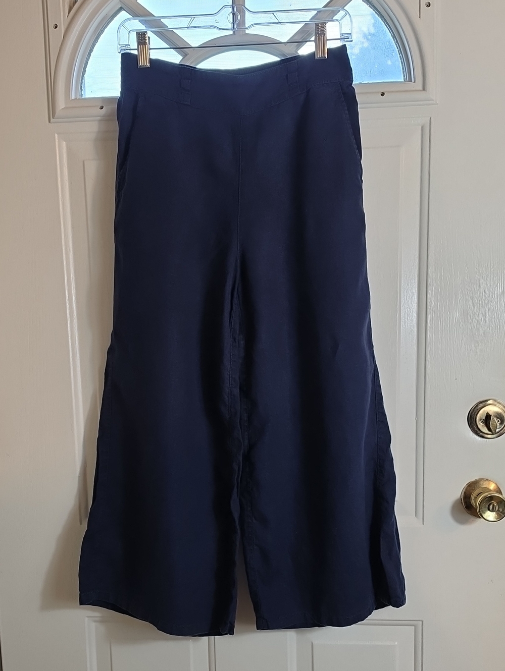 H by Halston Linen Wide Leg Pants